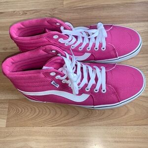 Vans | Filmore Hi Canvas Fushia Size 10 NIB